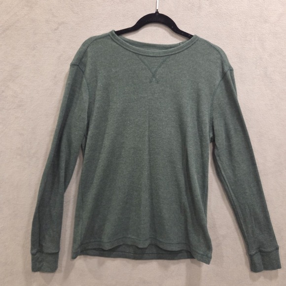 Old Navy Other - Old Navy Long Sleeve Waffle Knit Thermal T Shirt Mens Size M Gray Baselayer Y2K‎